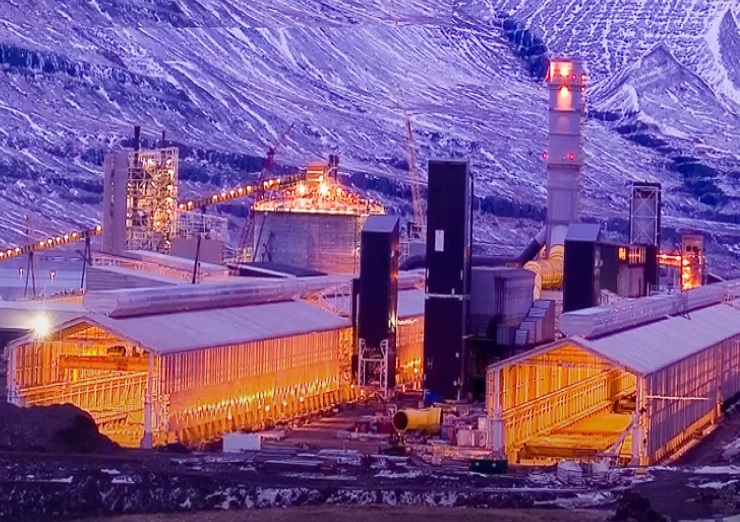 Fjardaal Smelter Iceland